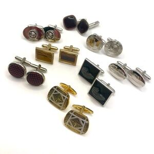 Elegant Men's Cufflinks Lot